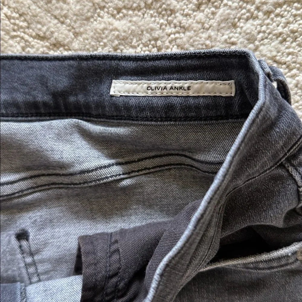 Citizens of Humanity ‘Olivia’ high rise, ankle Jeans in washed charcoal, size 30